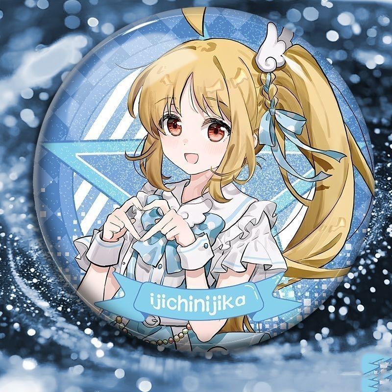 .BADGE อนิเมะ.lonely rock.แบบtinplate สีรุ้ง จากIchiri Goto Kita Yudai