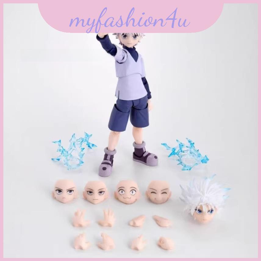 Killua Zoldyck Action Figure Pvc รุ่นสะสมพร้อมข้อต่อข้อต่อพัดลมอะนิเมะสําหรับ