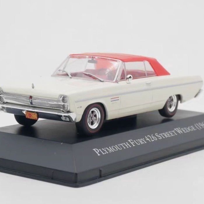 IXO 1/43 PLYMOUTH FURY 426 STREET WEDGE 965 PLYMOUTH รถรุ่น