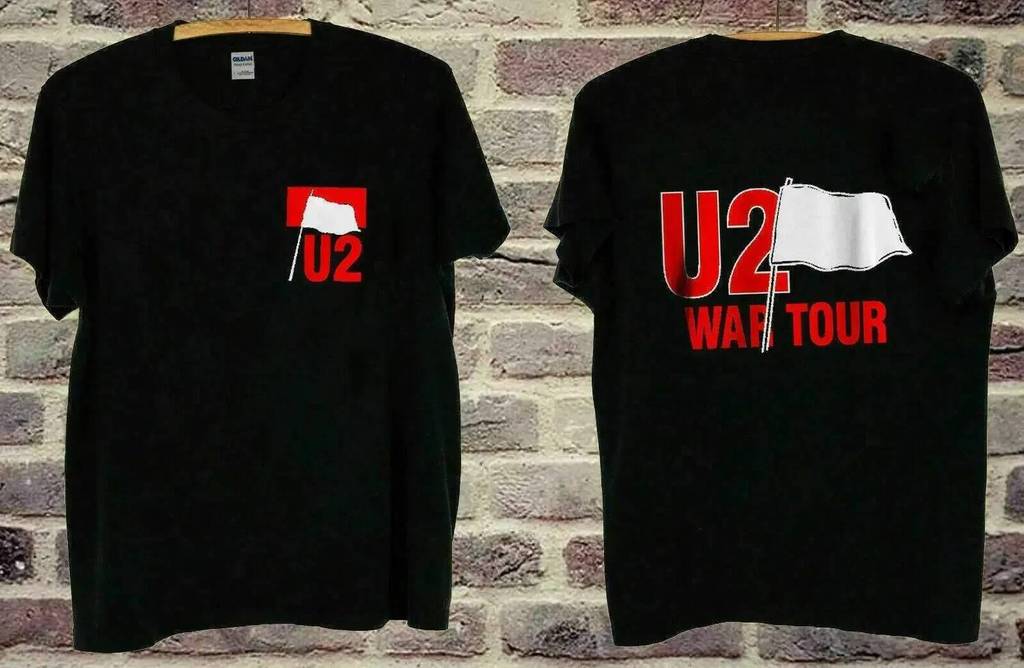 U2 War Tour Concert 1983 เสื้อยืด USA ไซส์ S-5XL