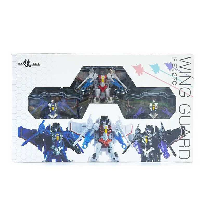 New Transformation Iron Factory Starscream Thundercracker Skywarp IF EX-27G EX27G Wing Guard Team A