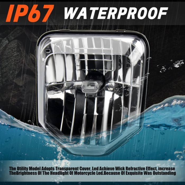 Enduro 2024 Motorcycle Headlight LED Wick For Husqvarna 701 TE 250 300 450 FC FE TC 125 300i Dirt B