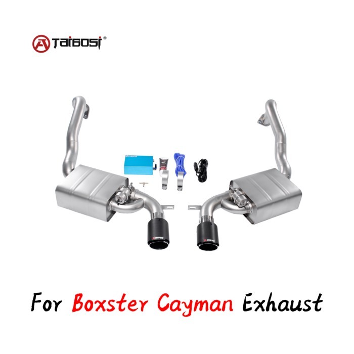 For Porsche 718 Boxster Cayman 981 987 Car Catback Exhaust Pipe Taibosi Performance Electric Valve
