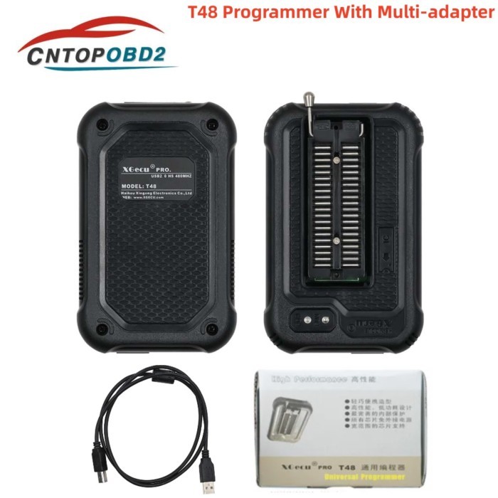 XGecu T48 [TL866-3G] Programmer Support 34000+ ICs SPI/Nor/NAND Flash/EMMC BGA153/162/169/100/221 T