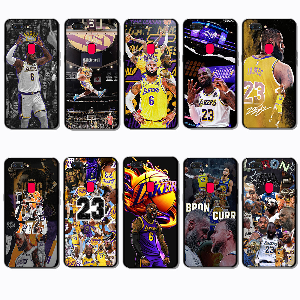 สําหรับ OPPO A1 A1K A3S A5 A5S A7 A8 A9 A11 LeBron James Black Edge Full Coverageเคสโทรศัพท์TPU | De