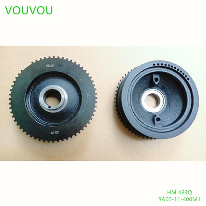 Car accessories SA00-11-400M1 timing crankshaft gear pulley for Haima 7 S3 S7 2010-2018 V70 M8 HM48