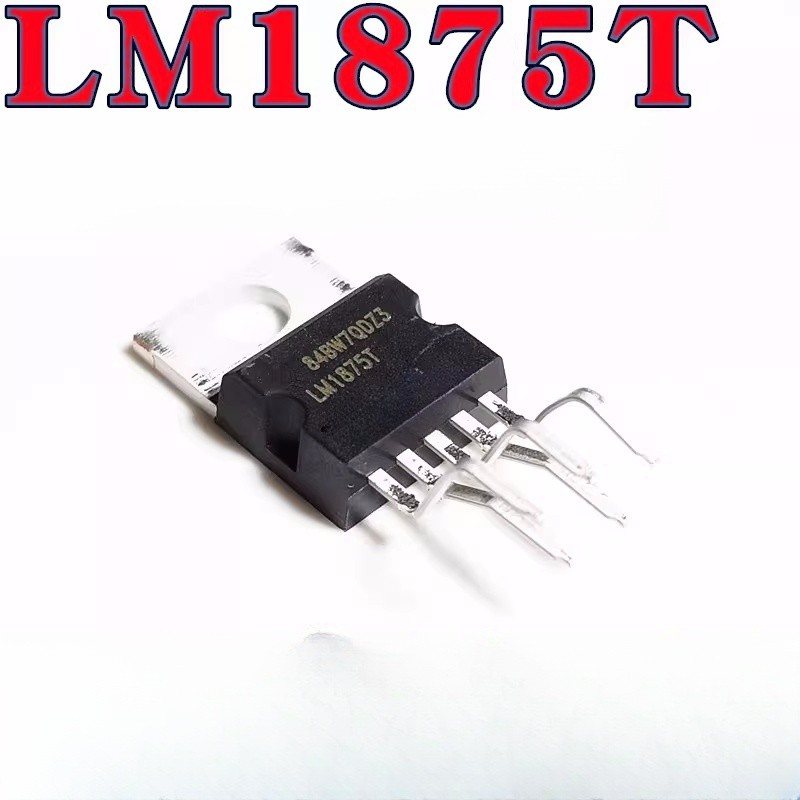ยี่ห้อใหม่ Original LM1875 LM1875T ปลั๊กตรง 5 Pin TO-220-5 20W เครื่องขยายเสียง