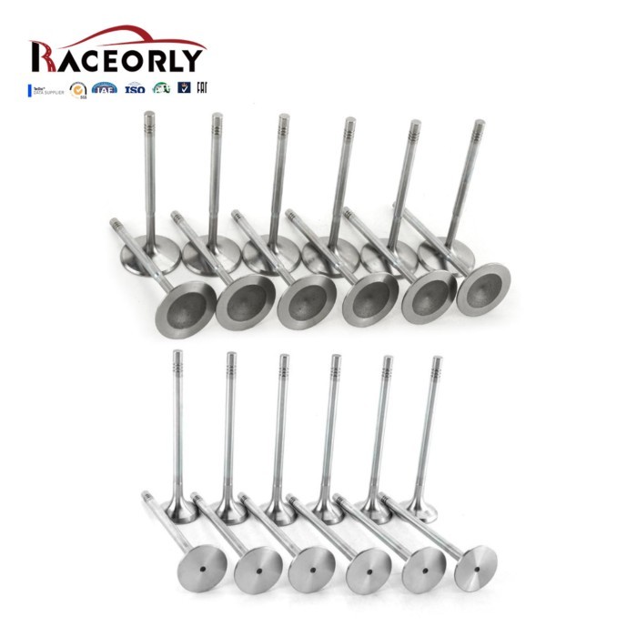 RACEORLY 24* Intake Exhaust Valve For Mercedes E350 CLS350 W204 W212 M276 3.5