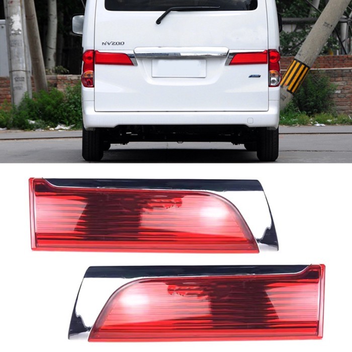 For Nissan NV200 2010-2015 Car Rear Bumper Inside Tail Brake Light Shell Turn Signal Reflector Fog