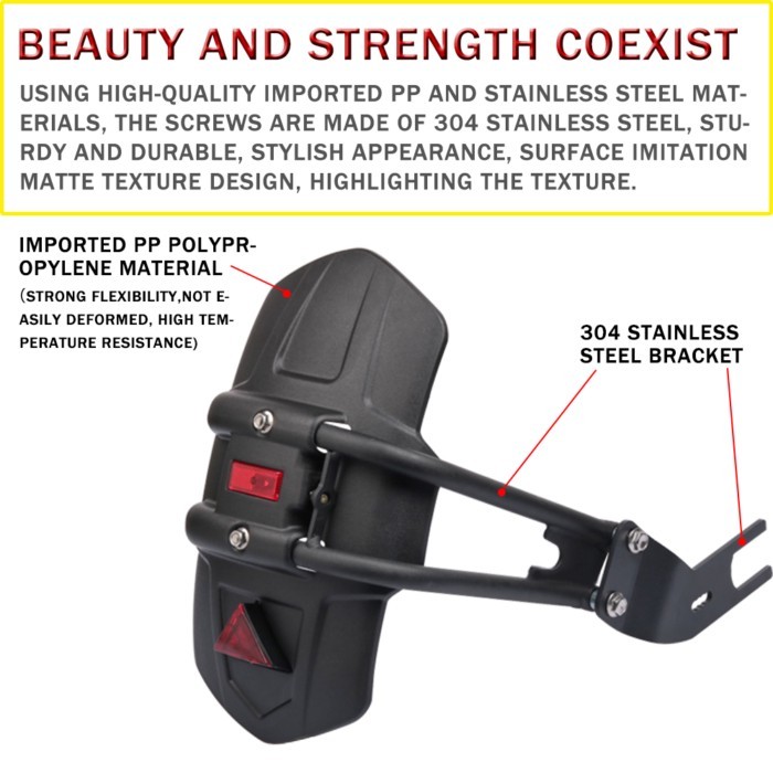 For Kawasaki Versys 1000 SE LT KLZ KLZ1000 Versys1000 KLE1000 Motorcycle Accessories Rear Fender Mu