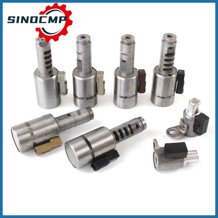 8Pcs Transmission Solenoid Kit TF80SC Cars Transmission Accessories For 2006-2011 Volvo XC90 4.4L V