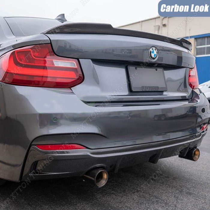 CS Style Rear Trunk Lid  Spoiler Wing Body Kits for BMW 2 Series F22 F87 218i 220i 228i M235i M240i