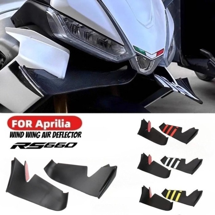 Motorcycle Winglet Aerodynamic Wing Kit Spoiler Accessories for Aprilia RS660 RS 660 Rs660 Deflecto