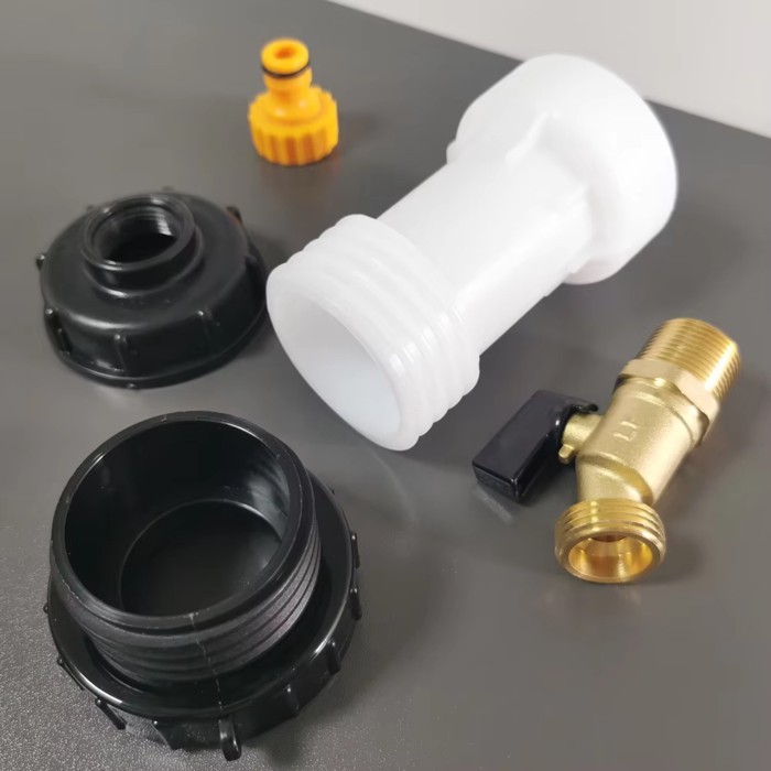 1 Set 5 Universal pacifier IBC Bucket Faucet Adapter Copper Valve Set Watering accessories Water pi