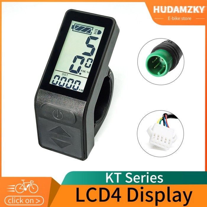 Ebike Display KT LCD4 Smart 24V 36V 48V Ebike LCD led SM/Waterproof Plug Display For Electric Bicyc
