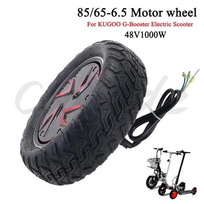 48V 1200W Hub Motor for KUGOO G-Booster Honghao S12 Front and Rear Wheel 85/65-6.5 Vacuum Tyre Modi