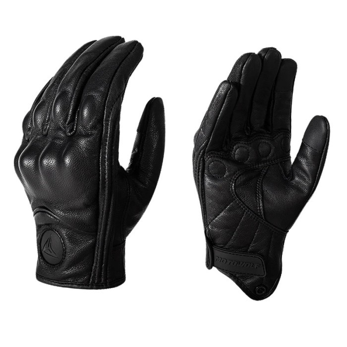 Real Leather Motorcycle Gloves Moto Waterproof Gloves Motorcycle Protective Gears Motocross Gloves