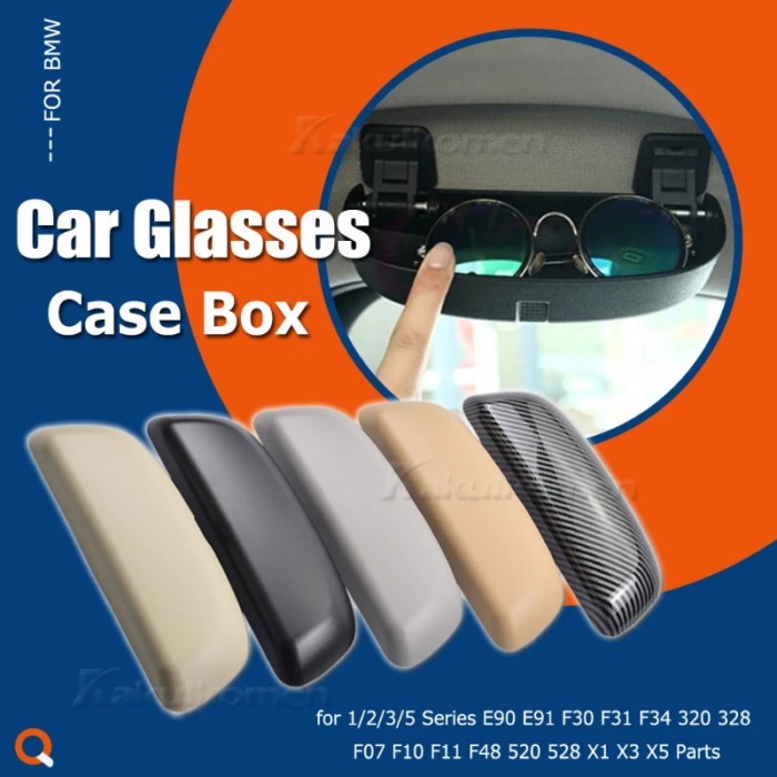 Car Sunglasses Holder Sun Glasses Box Eyeglasses Case for 2013-2022 for BMW X1 X3 F25 X5 G05 F10 F1
