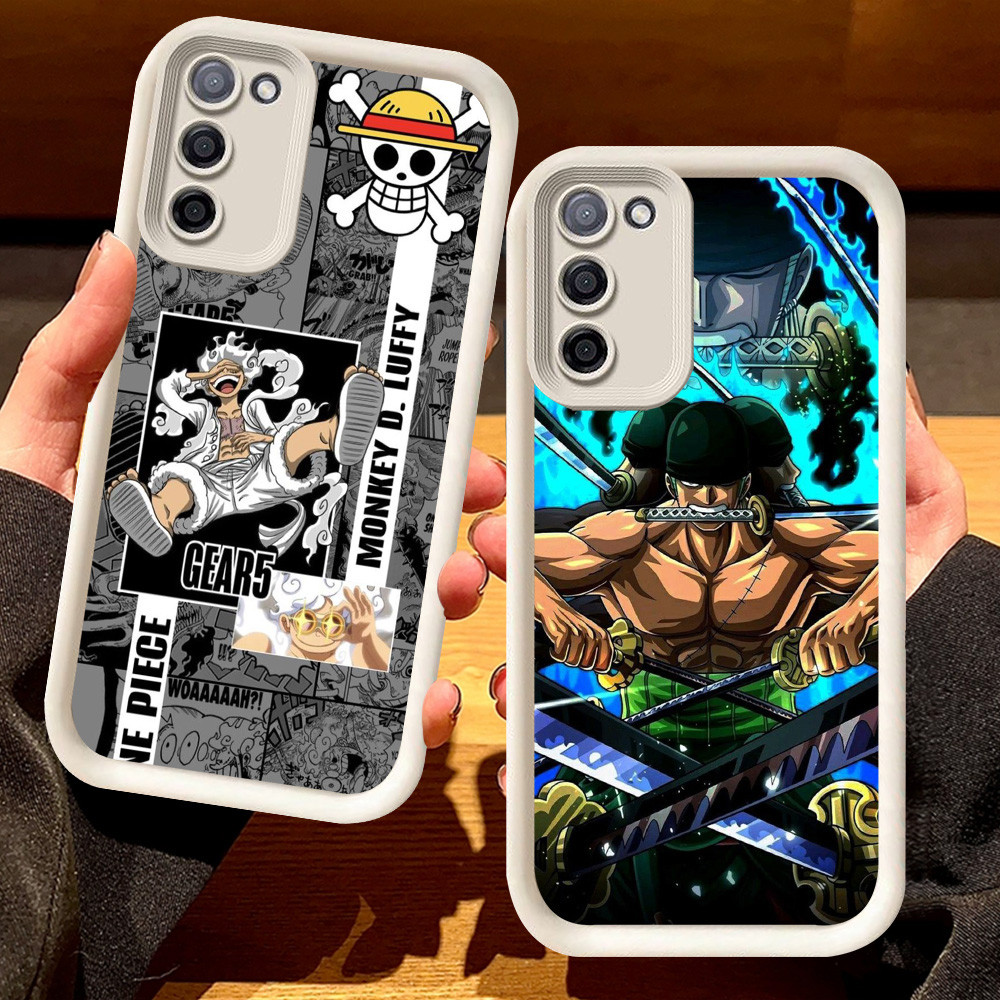 G-15 Zoro One Piece Casing สําหรับ OPPO A5i A5 2025 Pro 5G สีดําและสีขาว