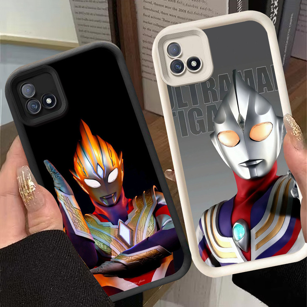 G-57 Ultraman Casing สําหรับ Realme C11 2021 C20 C20A สีดําและสีขาว