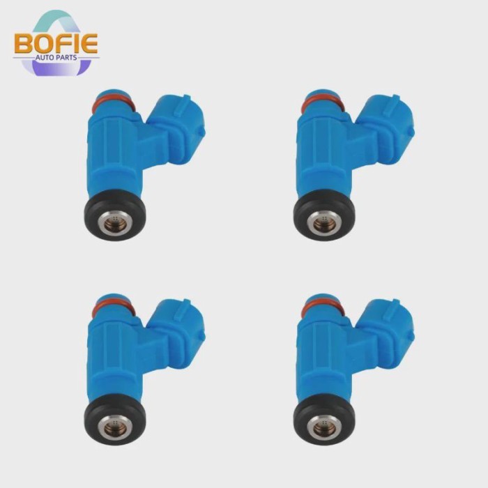 4 Pcs Fuel Injector Nozzle for Kawasaki 2003-2007 STX 12F STX12F STX 15F 2004-2016 OEM.:49033-3707,