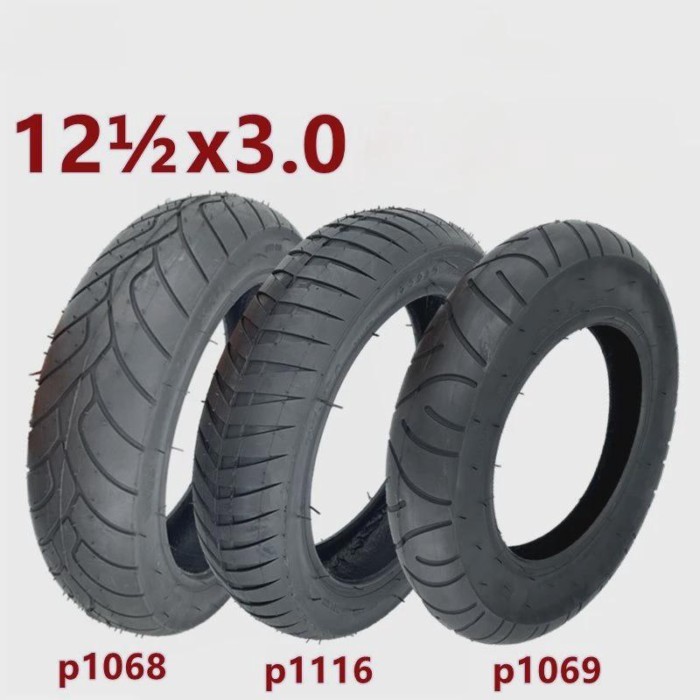 Electric Vehicle Outer Tires 12 1/2x3.0 Inner  Outer Tires Folding Bicycle 12.5-inch Pneumatic Tire