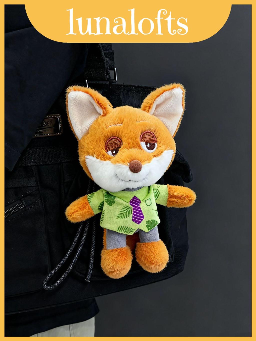 Zootopia Judy น่ารัก Nick Sloth และ Benjamin ตุ๊กตาสําหรับพวงกุญแจเด็ก