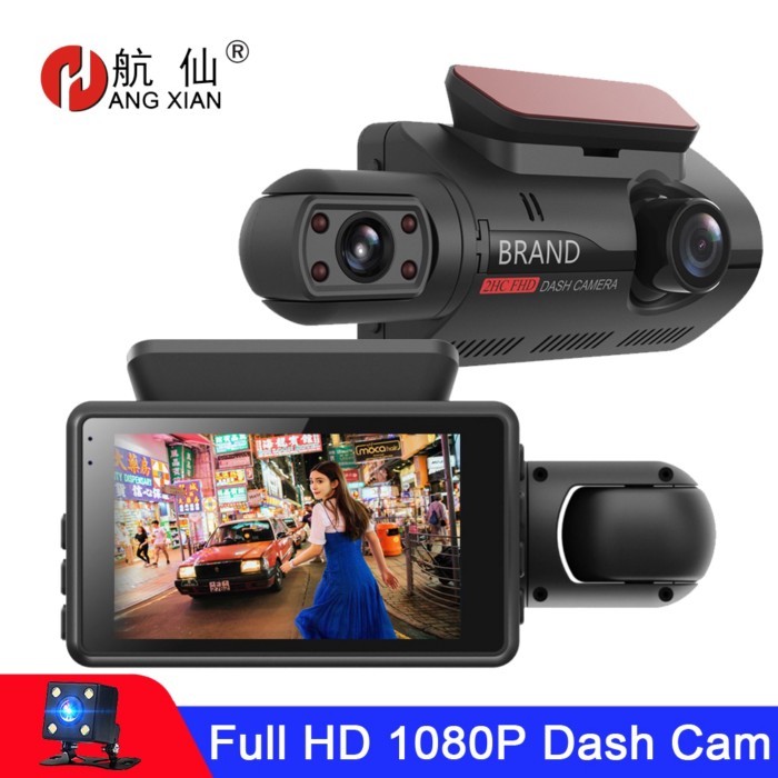 FHD Car DVR Camera Dash Cam Dual Record Hidden Video Recorder Dash Camera 1080P Night Vision Parkin