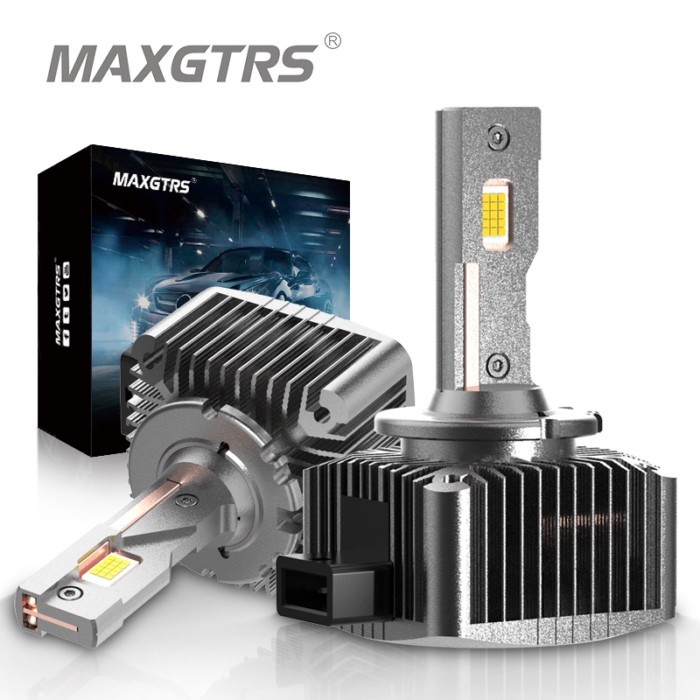 MAXGTRS D3S LED Headlights HID D1S D2S D4S D5S D8S D1R D2R D3R Turbo LED 24000LM Two-sided CSP Chip