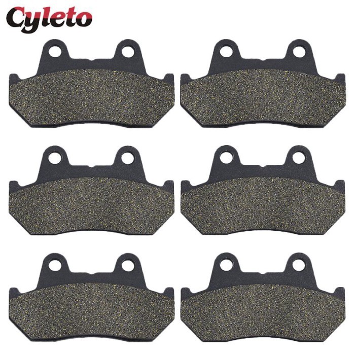 Motorcycle Front Rear Brake Pads for Honda NS250 NS400R Turbo CX 500 650 VF750F VF1000F CBX 750 F C