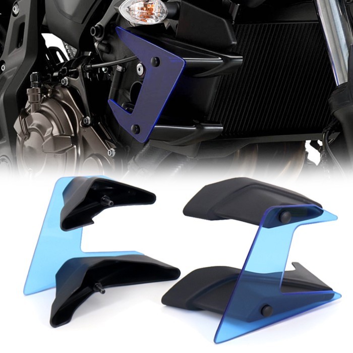 New 3 colors For YAMAHA MT-07 MT07 mt07 Side Downforce Naked Spoilers Fixed Winglet Fairing Wings A