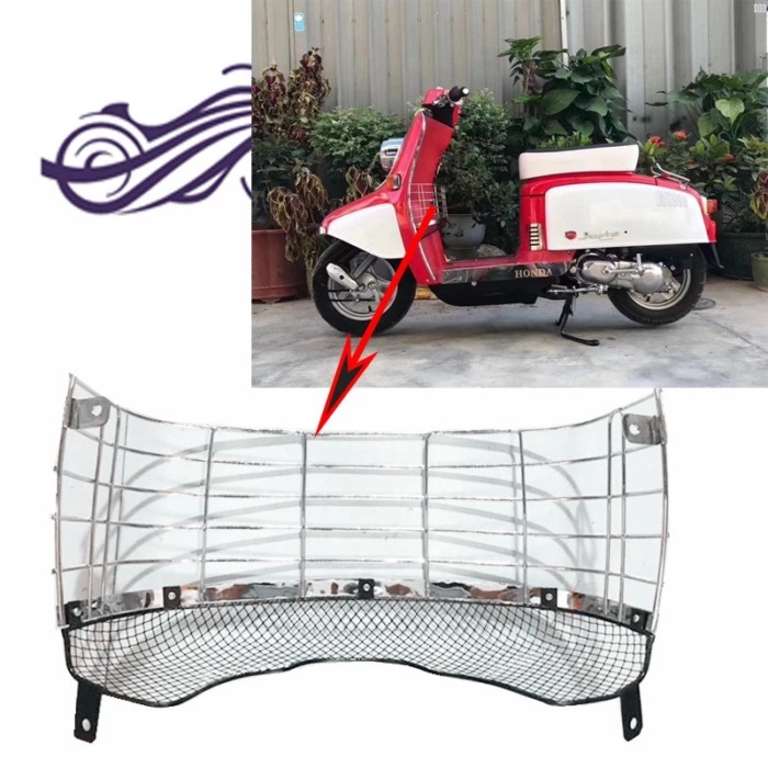 motorcycle For HONDA AF52 Julo  scooter aluminum debris basket Inner box debris baskets
