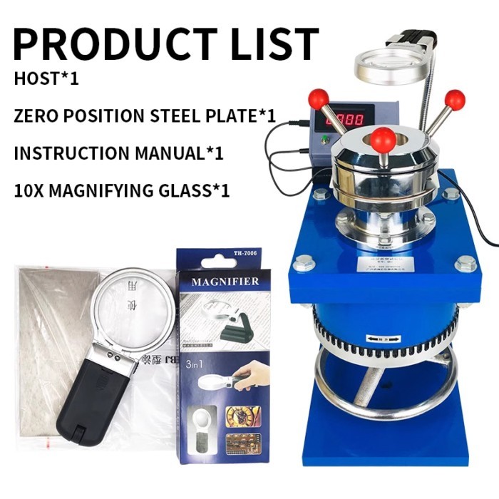 QBJ Digital Cupping Tester Cupping Tester 1000N Cupping Tester Coating Paint Instrument Indentation