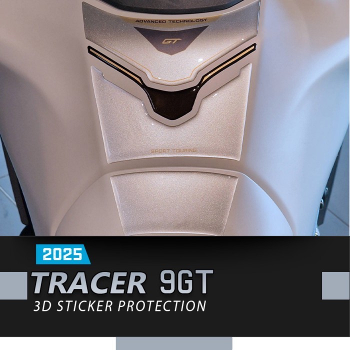 For Tracer 9 GT tank pad Tracer 9 gt Ceramic ice 2025 Motorcycle Fuel Tank Pad Accessories 3D Resin