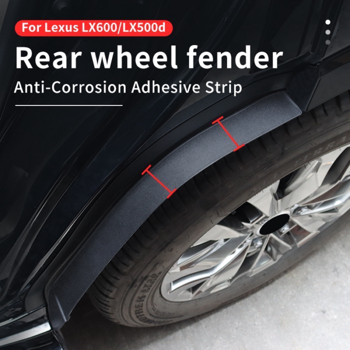For 2021 2022 2023 2024 Lexus LX600 LX500d rear wheel fender lining LX 600 500d Exterior Upgraded m