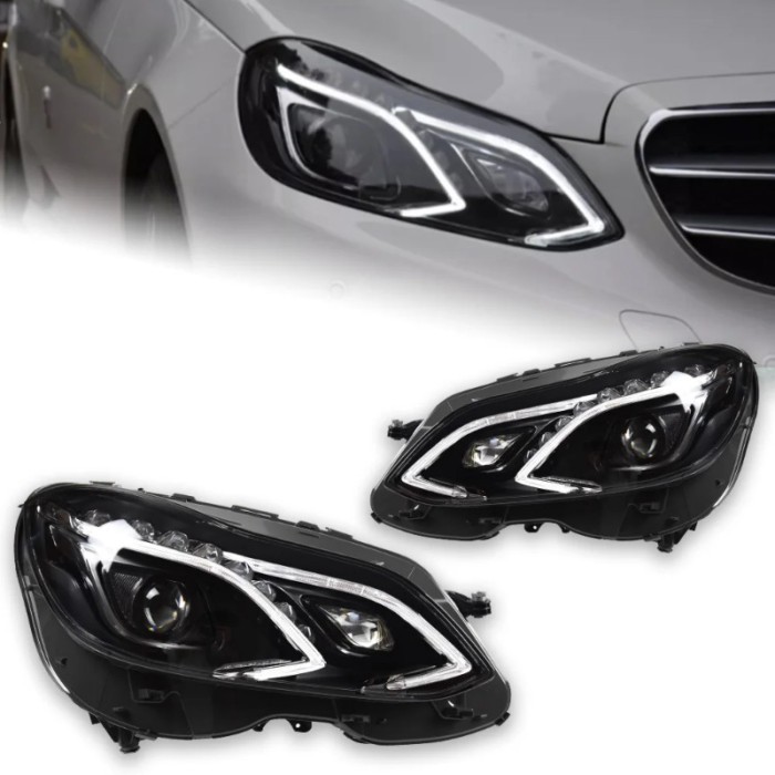 Car Styling Head Lamp for W212 Headlights 2009-2016 W212 E200 E300 E260 LED Headlight LED DRL Hid B