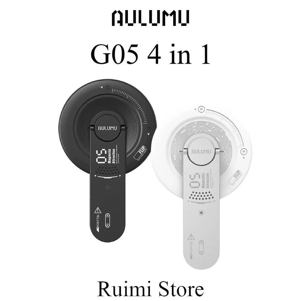 Aulumu G05 4in1 ที่วางโทรศัพท์แม่เหล็ก Grip ที่ถอดออกได้ 360 ที่วางโทรศัพท์แบบปรับได้พร้อมกล่องเปิด