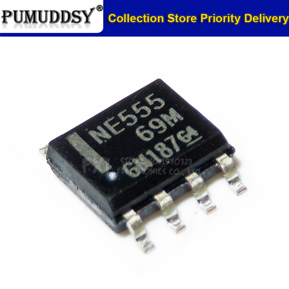 20 ชิ้น NE555DR NE555 SOP8 SOP NE555DT SMD ใหม่เดิม