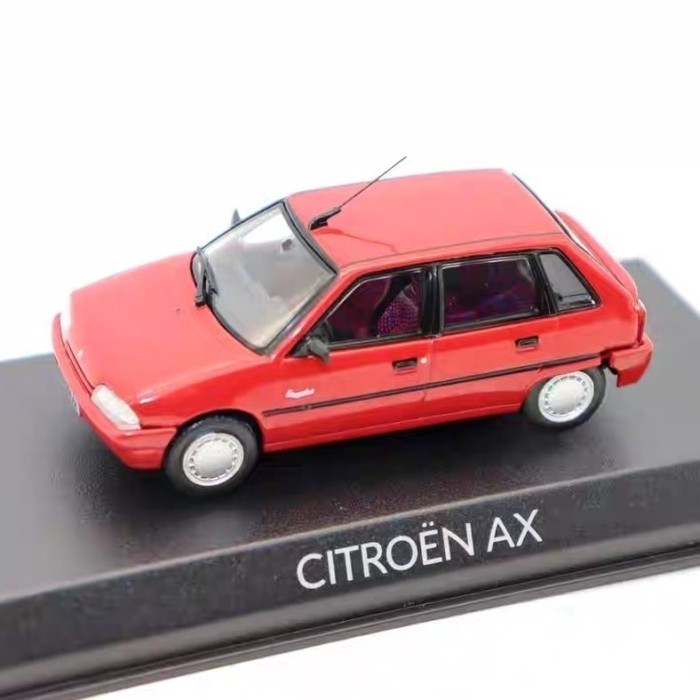 ฝรั่งเศส Nowell 1/43 Citroen AX Spot 1995 Citroen AX โมเดลรถตกแต่ง Out of Print Car Model
