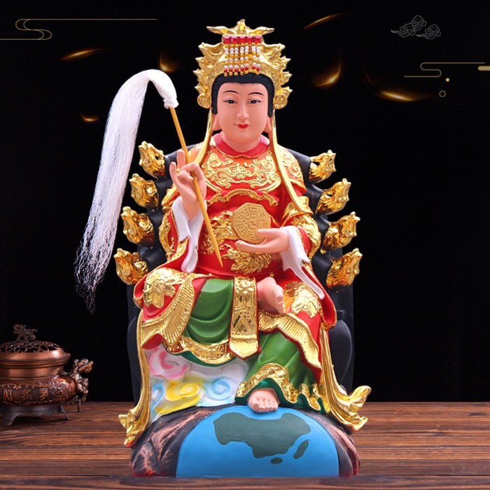 1 Pc Earth Mother Resin Statue Ornament Home Store Decoration Home Furnishing Decoration Feng Shui