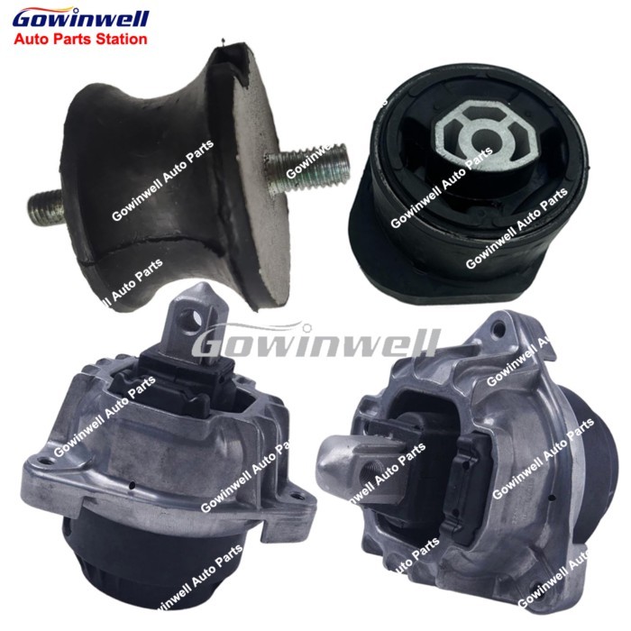 4X Engine Mount Gearbox Mount Kits For BMW 5 F07 F10 F18 7 F01 F02 F03 F04 3.0D  22116777381 221167