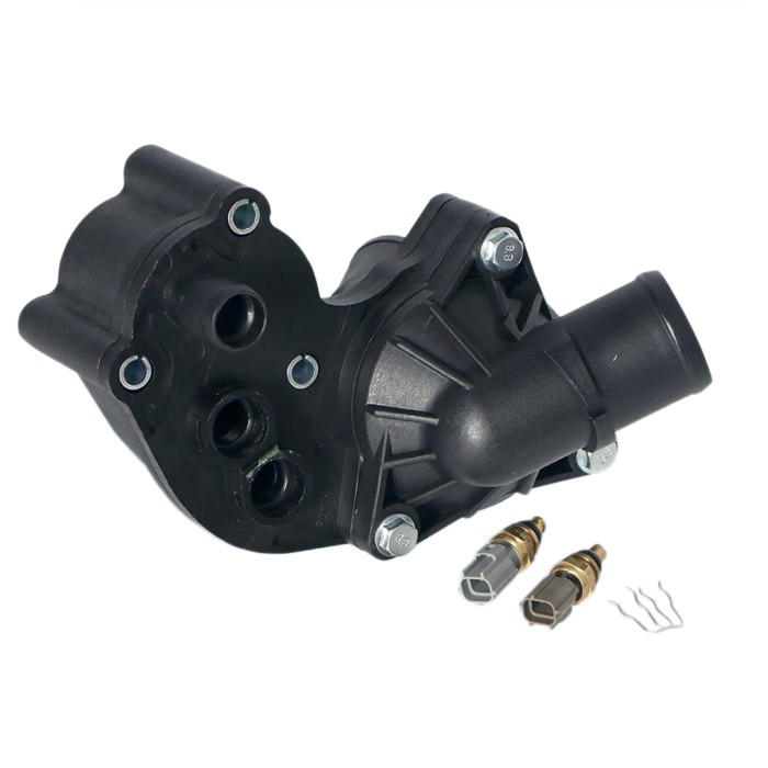 1pcs Car Thermostat Housing with Sensors 2L2E9K478BA 2L5E9K478BA for FORD EXPLORER RANGER/MAZDA B40