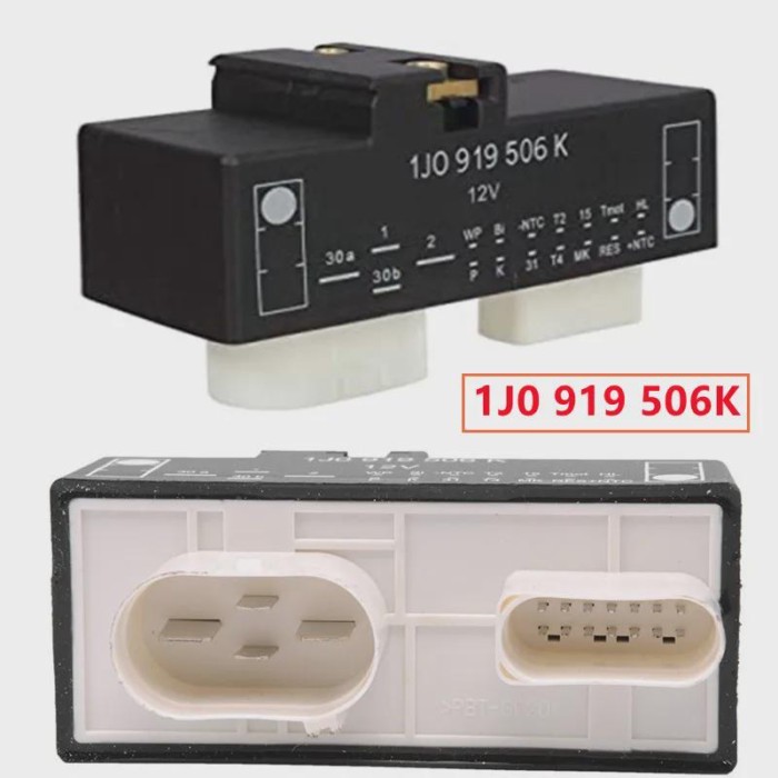 1PCS 1J0919506K Cooling Fan Control Relay Module 1J0 919 506 K 1J0 919 506K For VW Audi A3 TT Golf