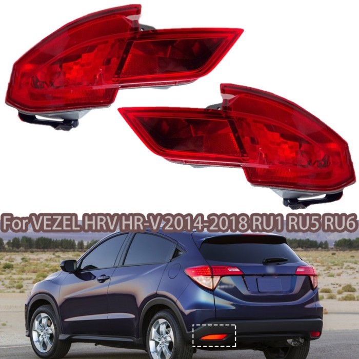 Car Rear Bumper Fog Light Lamp Reflector For Honda VEZEL HRV HR-V 2014 2015 2016 2017 2018 RU1 RU5