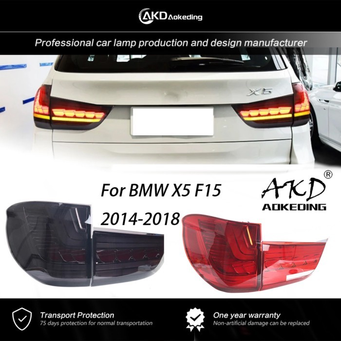 AKD Tail Lamp For  BMW X5 F15  LED Tail Lights 2014-2018 BMW X5 F15  Fog Lights Day Running Light D