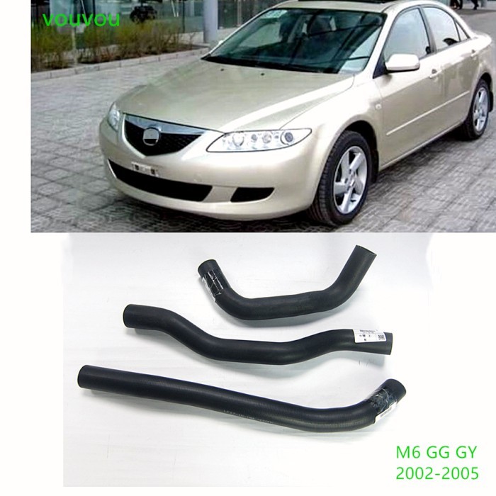 Car accessories LF17-15-186 engine cooling radiator hose for Mazda 6 2002-2005 GG GY 1.8 2.0 2.3