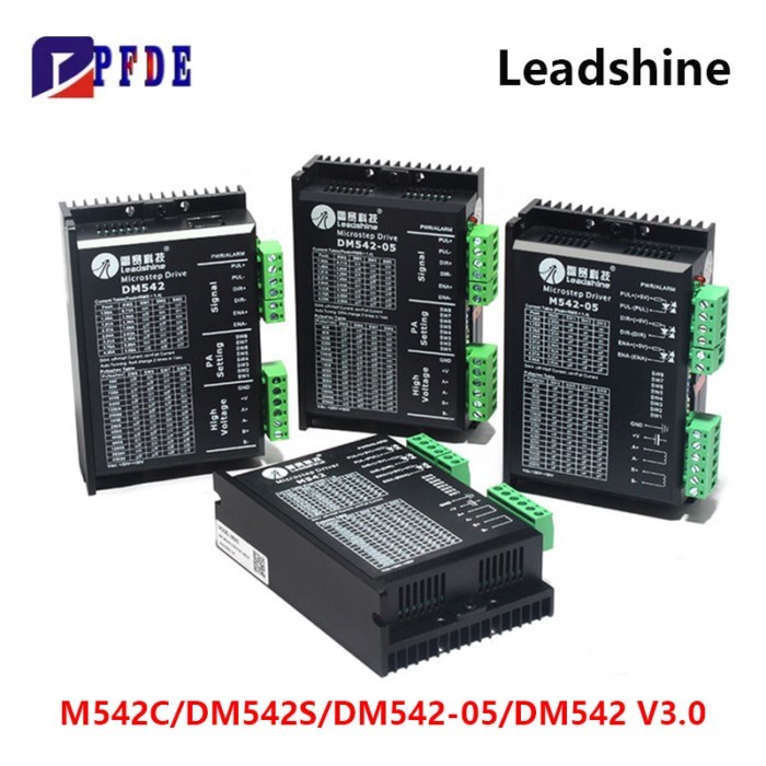 Leadshine Stepper Motor Driver M542C DM542-05 DM542S DM542 V3.0 for 2 Phase Nema23 Steppermotor