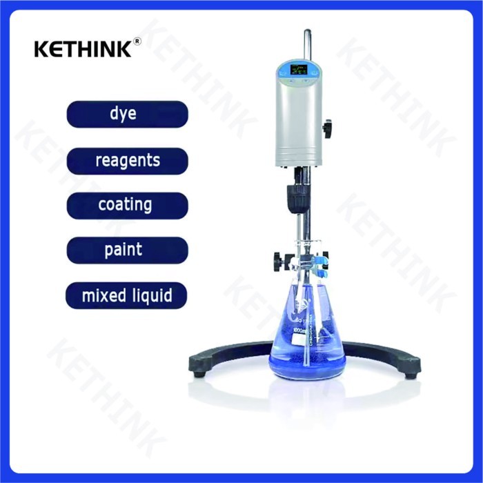 KETHINK KT-ES-M Series Small Lab Mixer Agitator Overhead Stirrer  for Food /Cosmetic Lab
