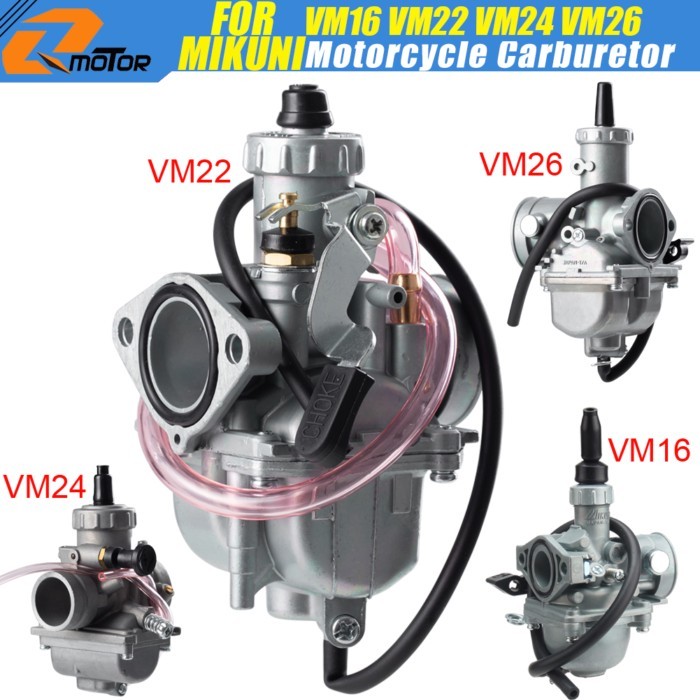 Motorcycle Carburetor 19mm 26mm 28mm 30mm Carb For Mikuni VM16 VM22 VM24 VM26 For 110 125 150 160 2