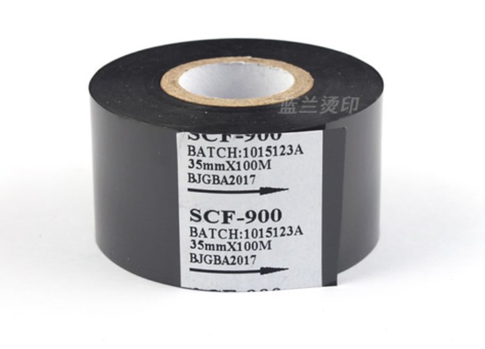 SCF900 Printer ribbon ink thermal transfer ribbon round black belt Code tape